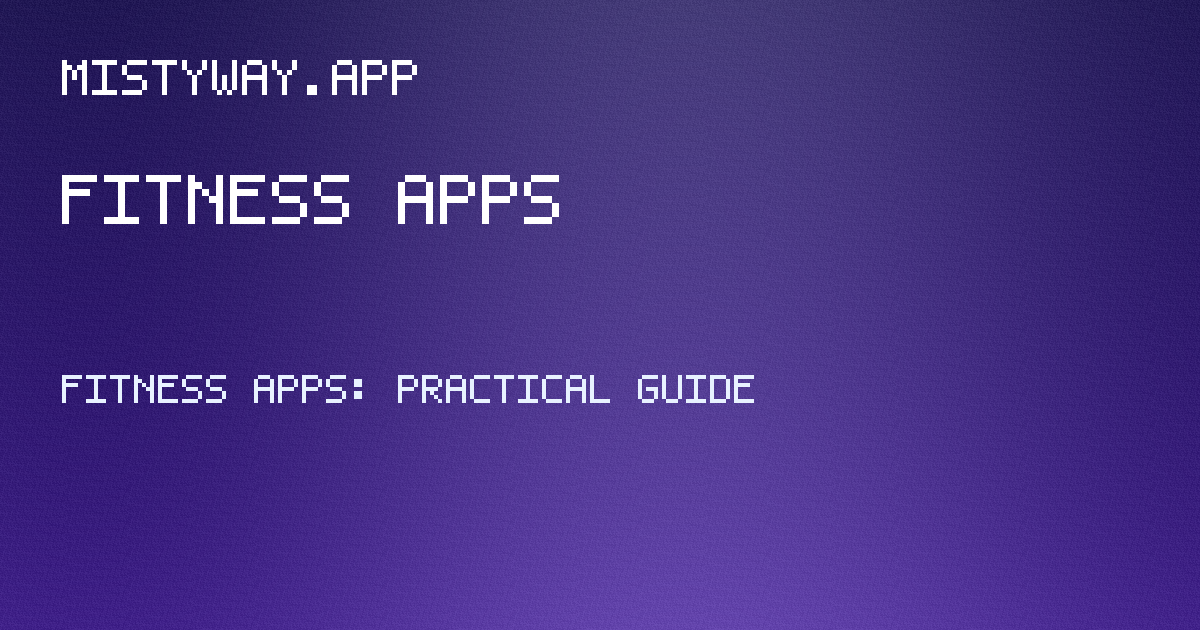 fitness apps guide hero image