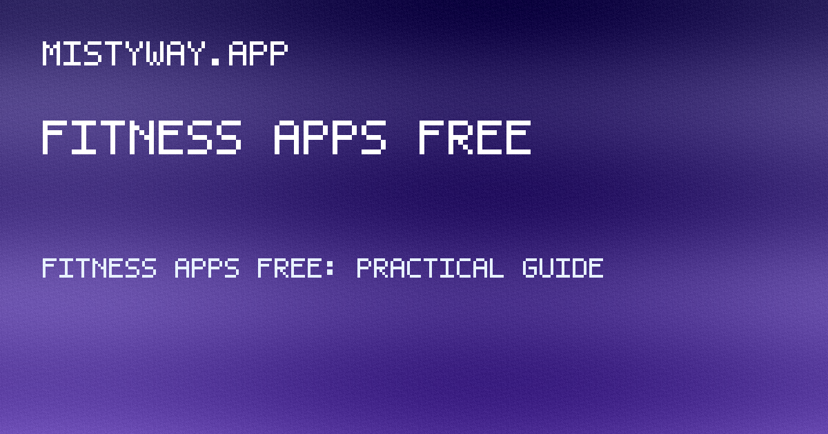 fitness apps free guide hero image