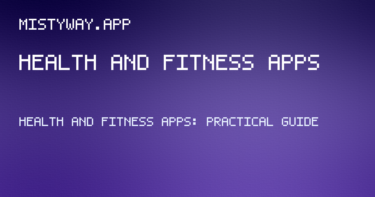 health and fitness apps guide hero image
