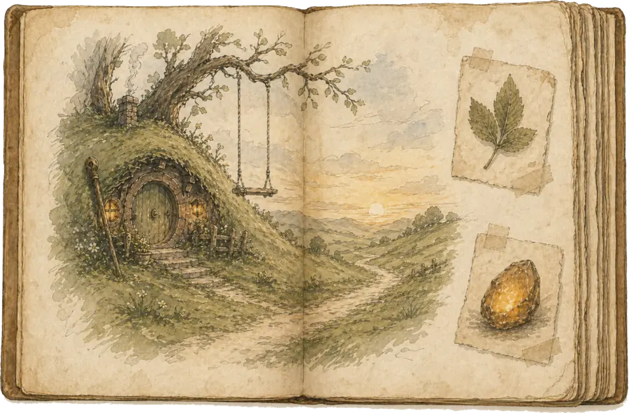 MistyWay character and landscape sketches