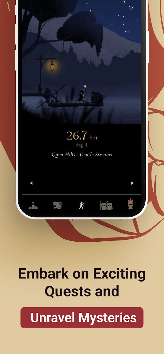 MistyWay character selection — choose your walking companion